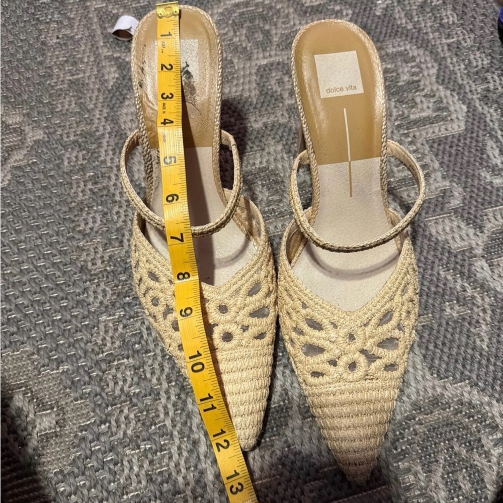 Dolce Vita Cream Espadrille Mules